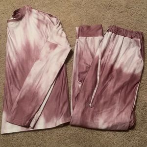 Tye dye pajama set